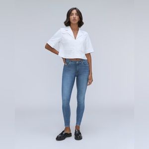 NWT EVERLANE The Mid-Rise Skinny Stretch Jean